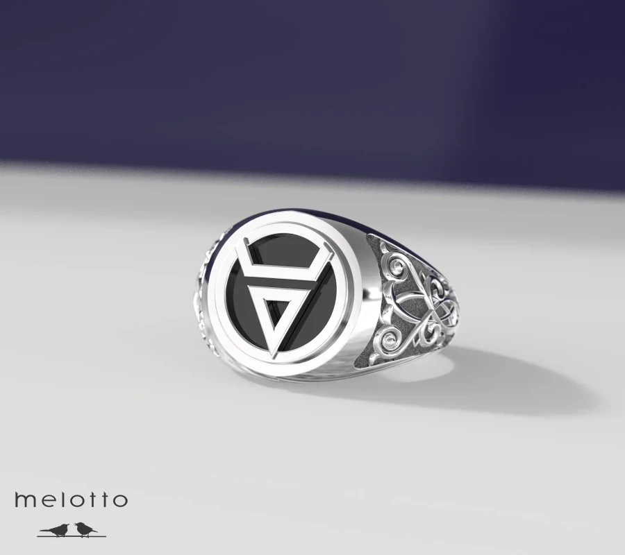 Мужской перстень Руна