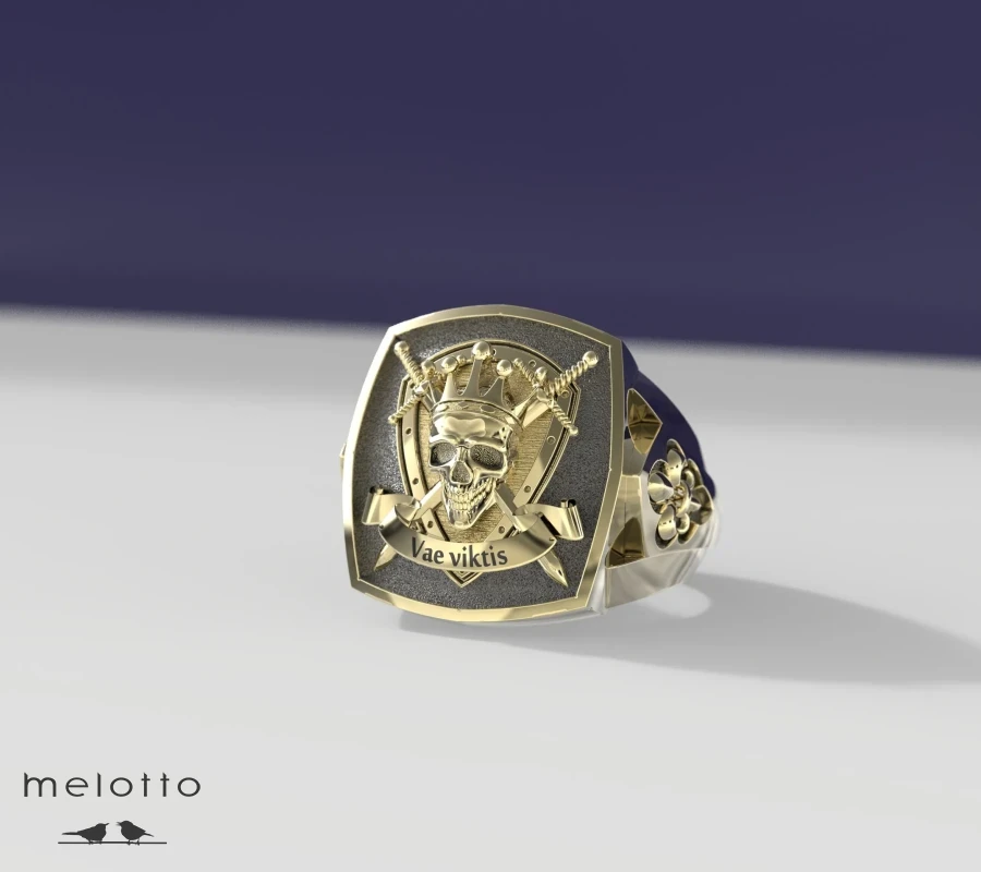 Мужское кольцо с гербом