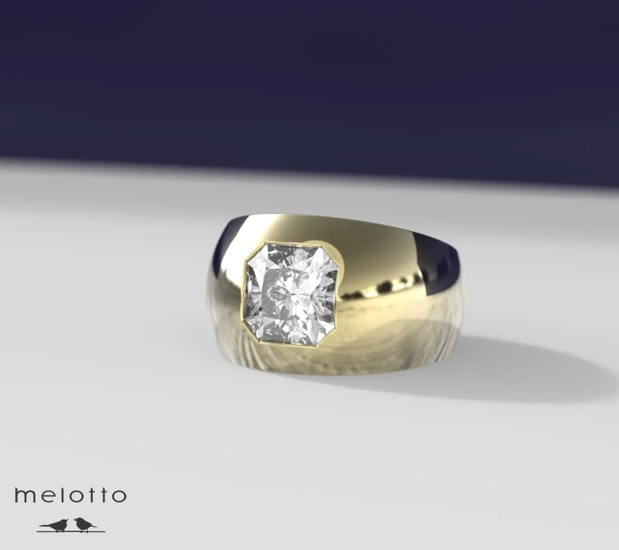 Мужское кольцо «Бриллиант»