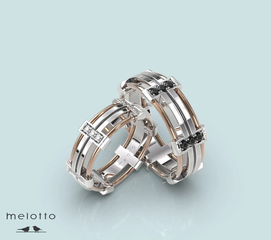 Обручальные кольца «Инь и Янь»