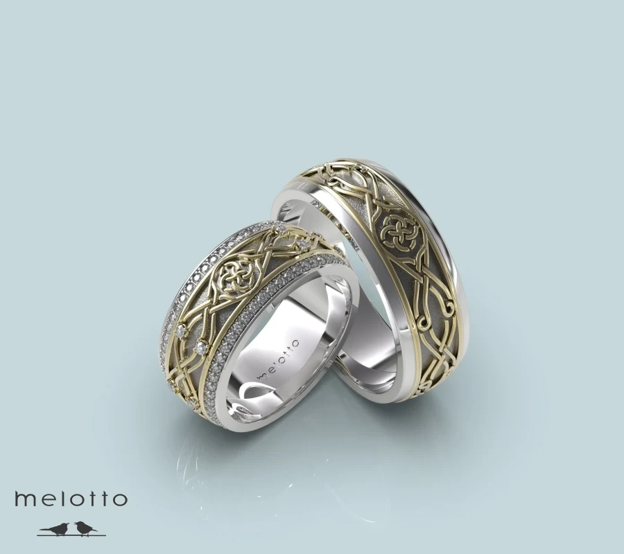 Массивные обручальные кольца с комфортной посадкой