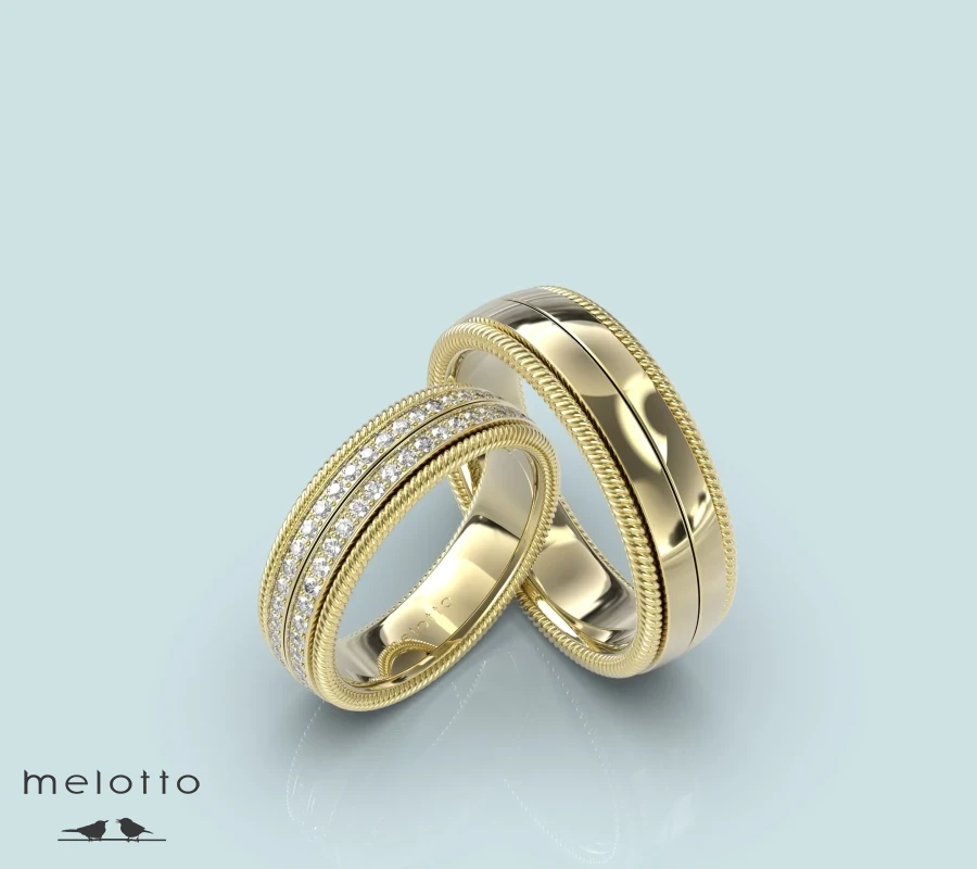 Золотые обручальные кольца на заказ