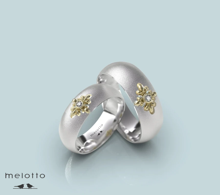 Стильные обручальные кольца