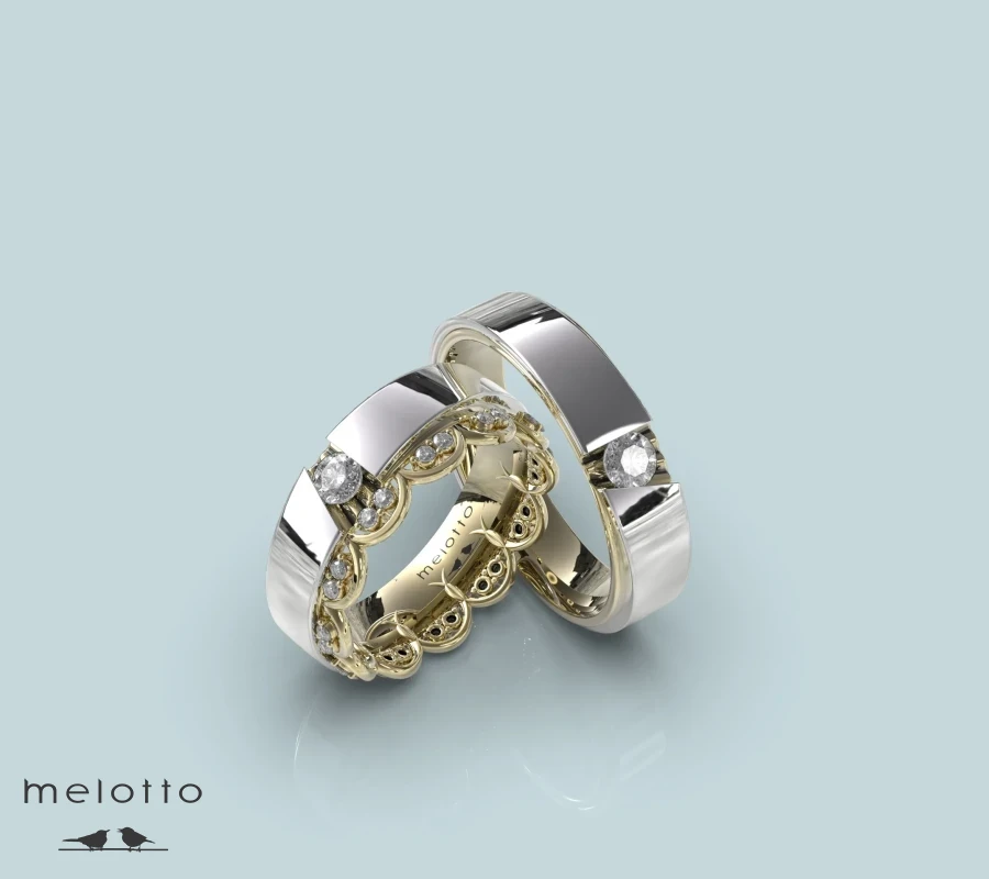 Современные обручальные кольца