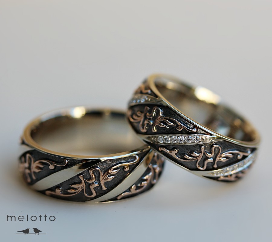 Винтажные обручальные кольца