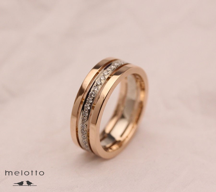 Популярные широкие обручальные кольца