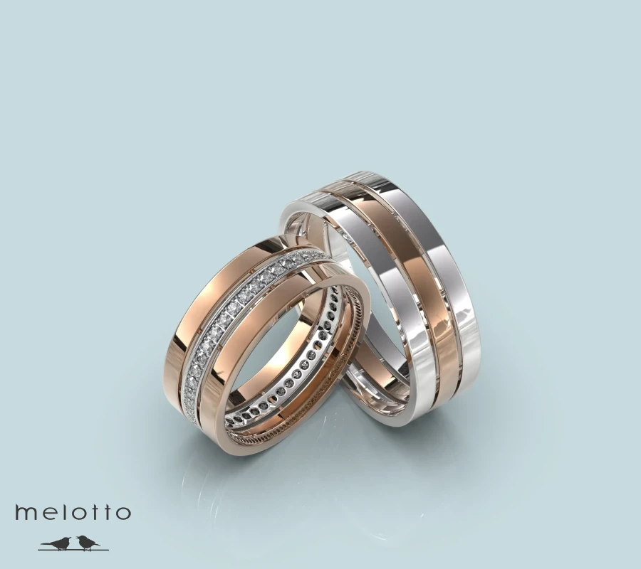 Популярные широкие обручальные кольца