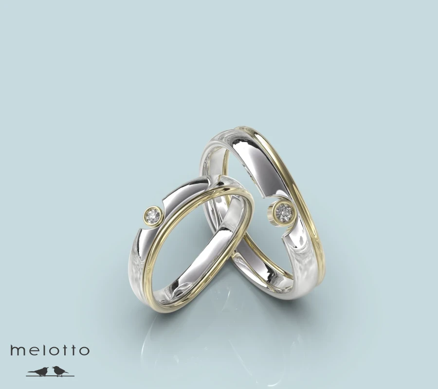 Выгнутые обручальные кольца