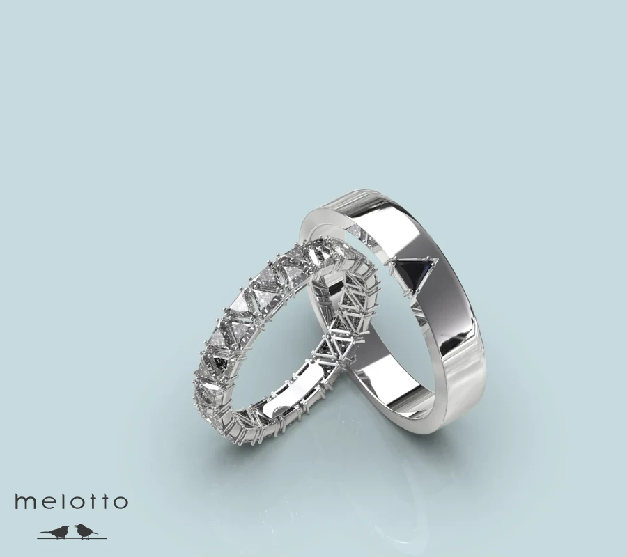 Обручальные кольца «Стиль и шик»