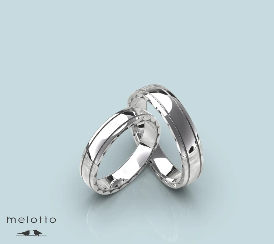 Стильные классические обручальные кольца