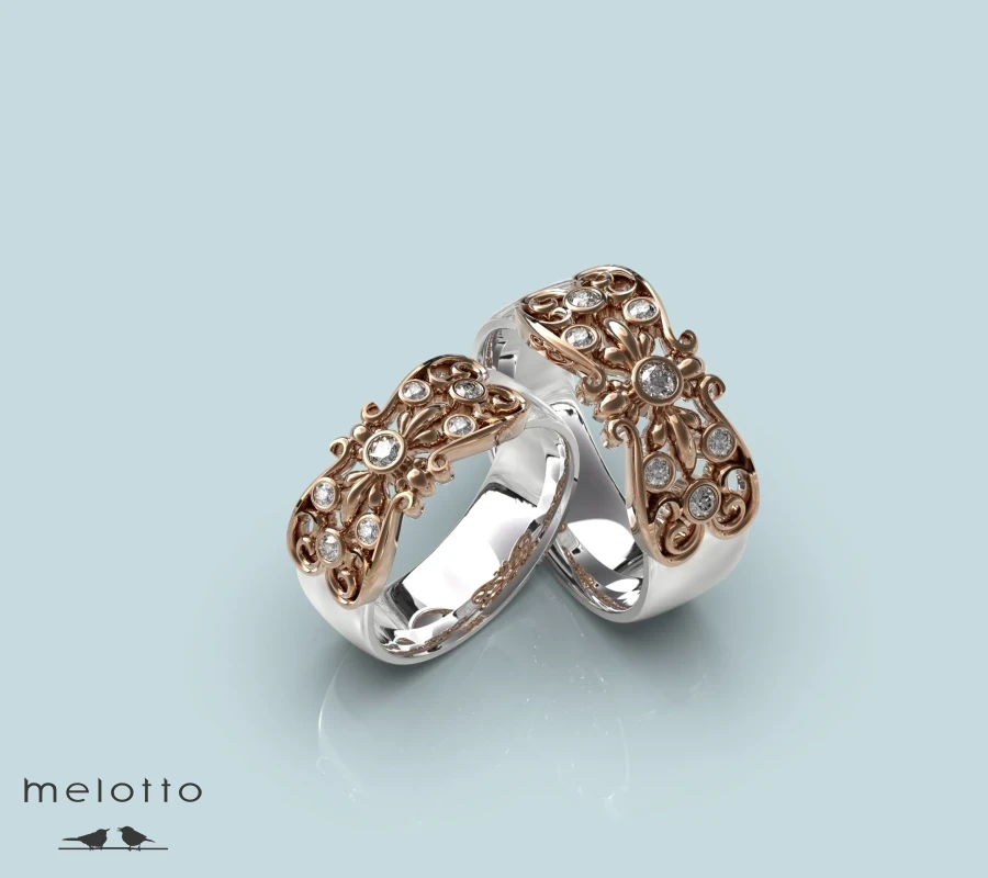 Обручальные кольца «Sparkling Drops»