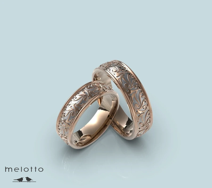 Золотые обручальные кольца