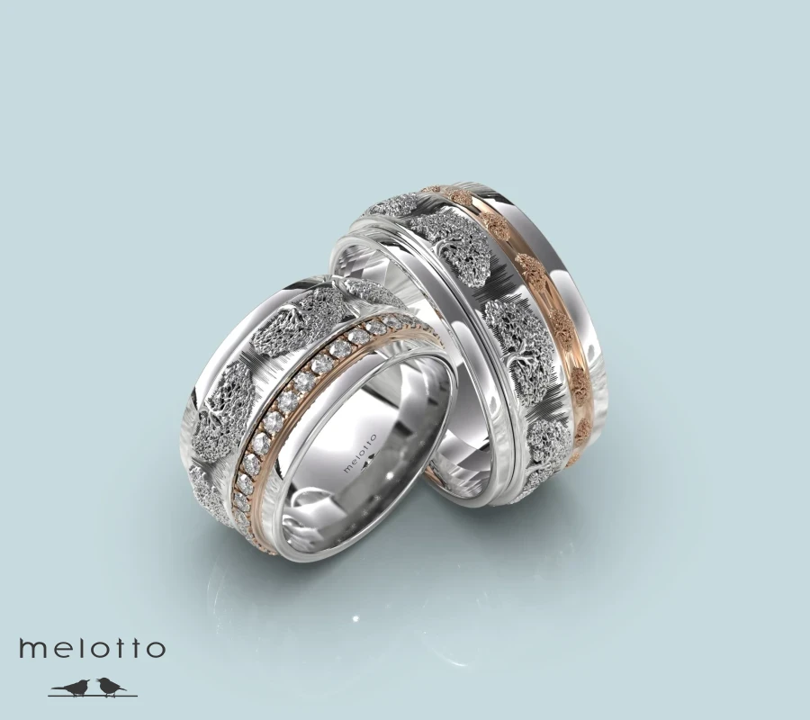 Обручальные кольца с деревом жизни