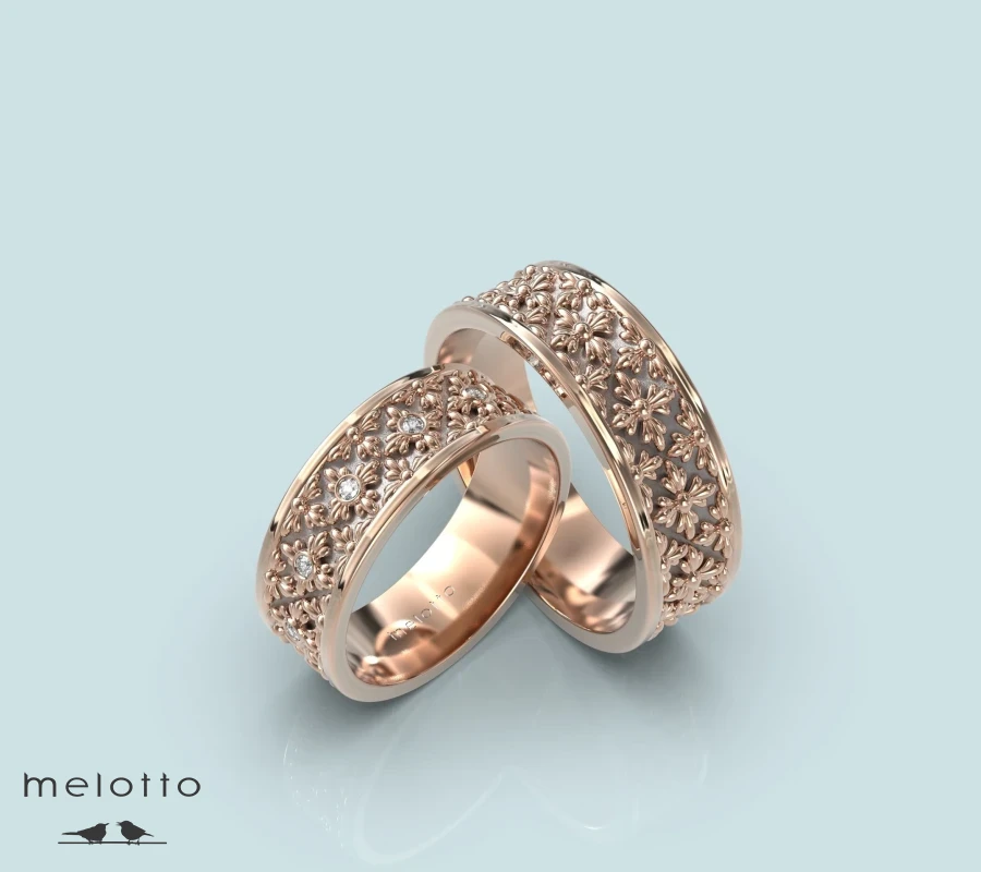 Обручальные кольца «Русские узоры»