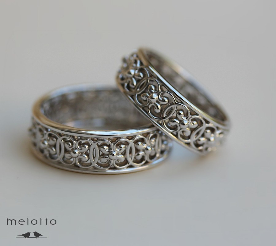 Обручальные кольца «Braided pattern»