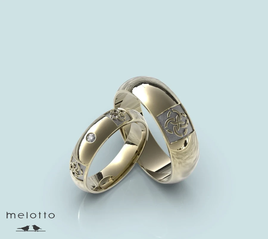 Обручальные кольца с символикой