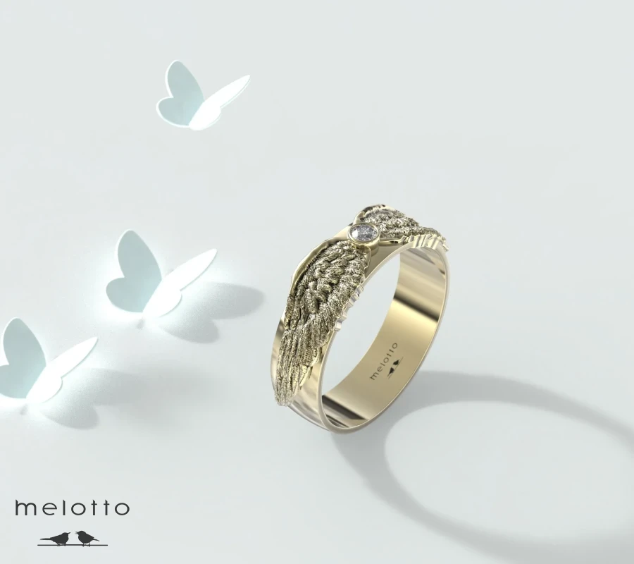 Золотое кольцо Ангел