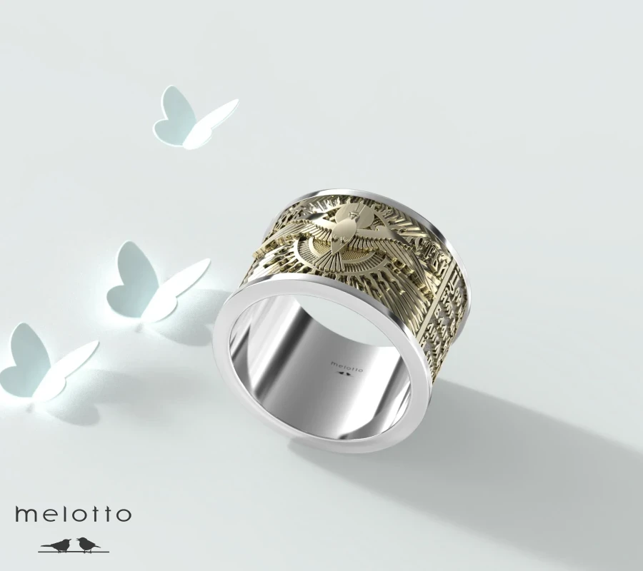 Широкое православное кольцо