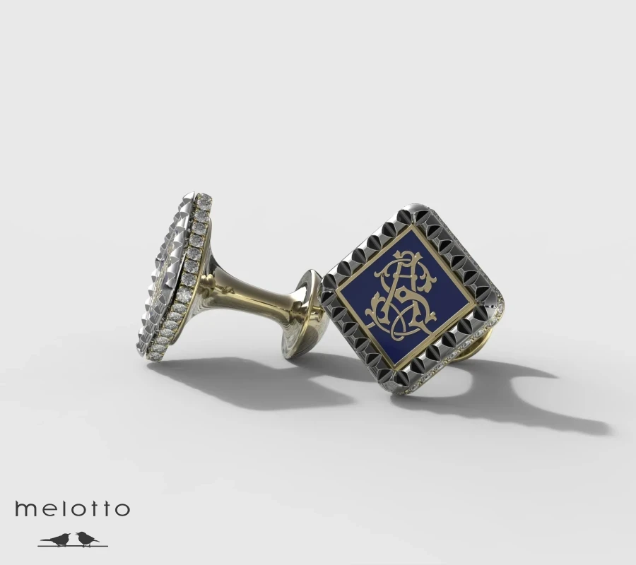 Запонки с инициалами «СЛ»