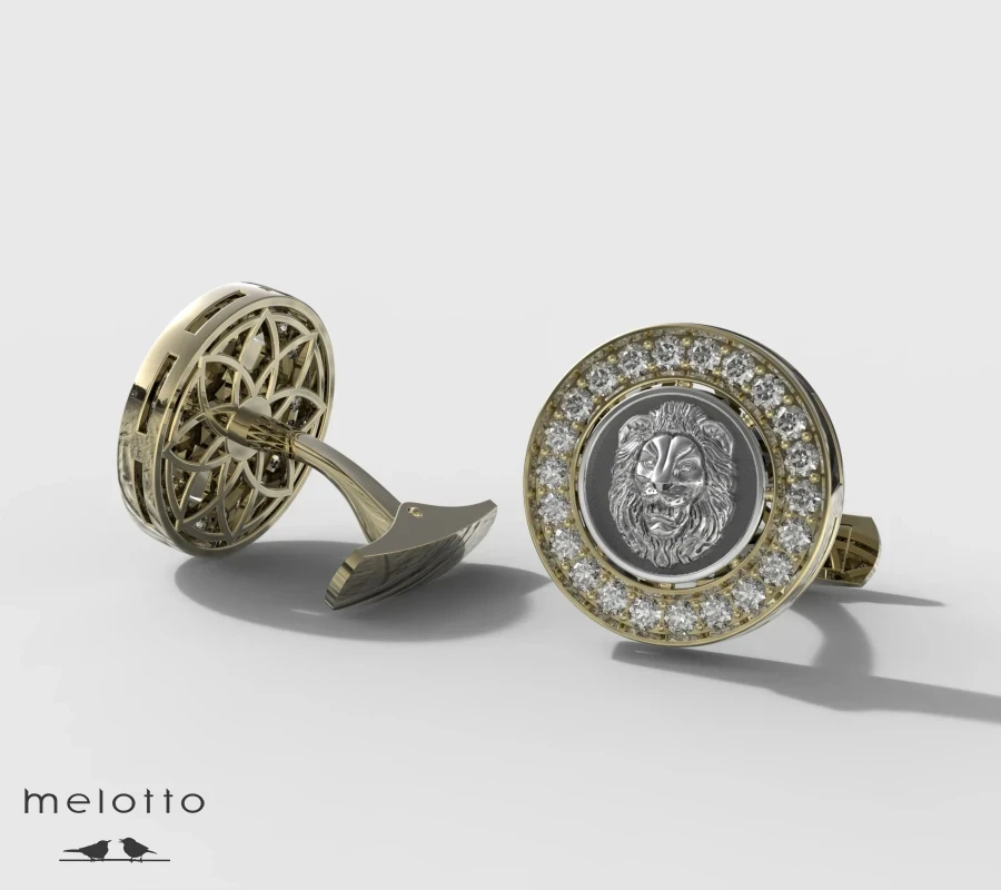 Запонки Лев