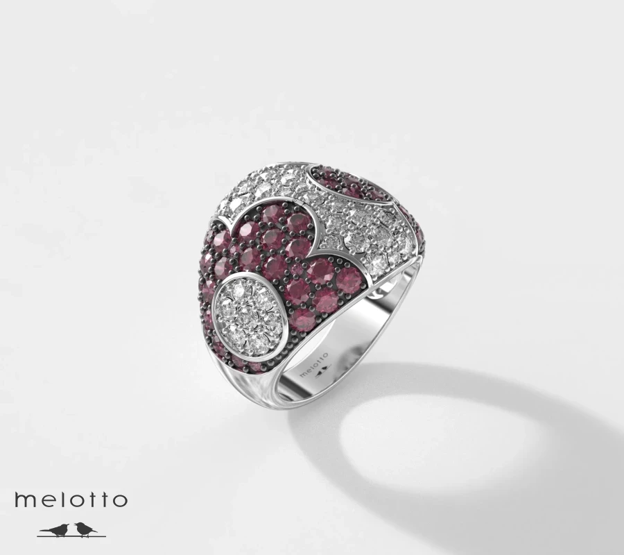 Женское кольцо «Кружево»