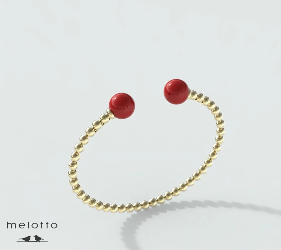 Браслет с кораллом