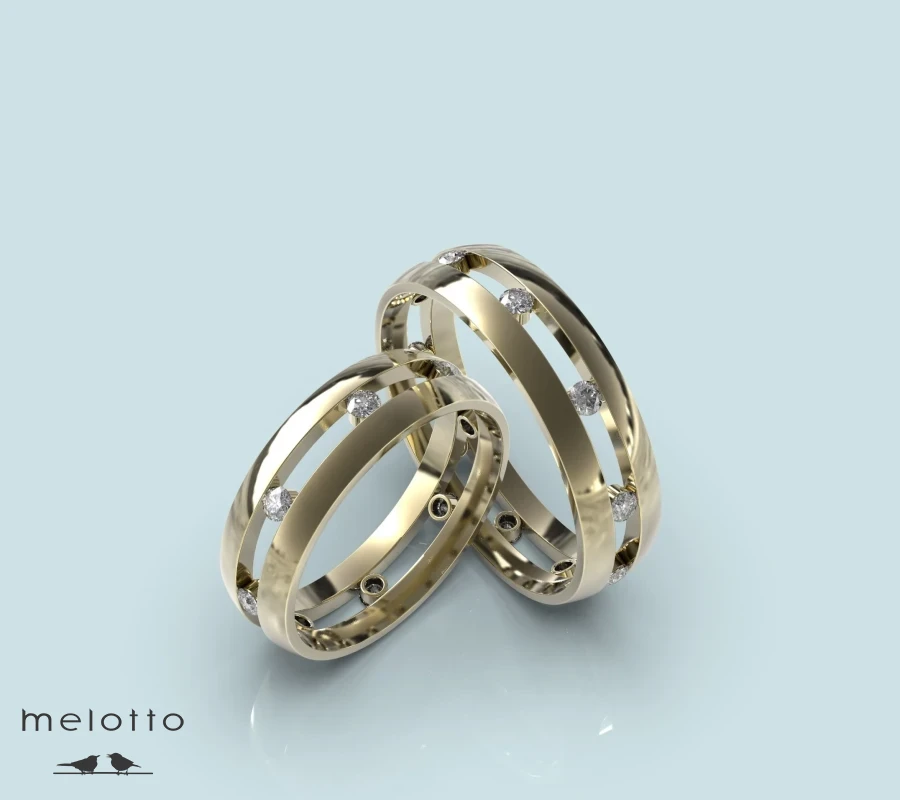 Обручальные кольца «Two halves»