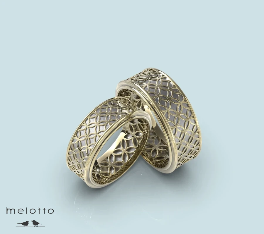 Обручальные кольца из желтого золота