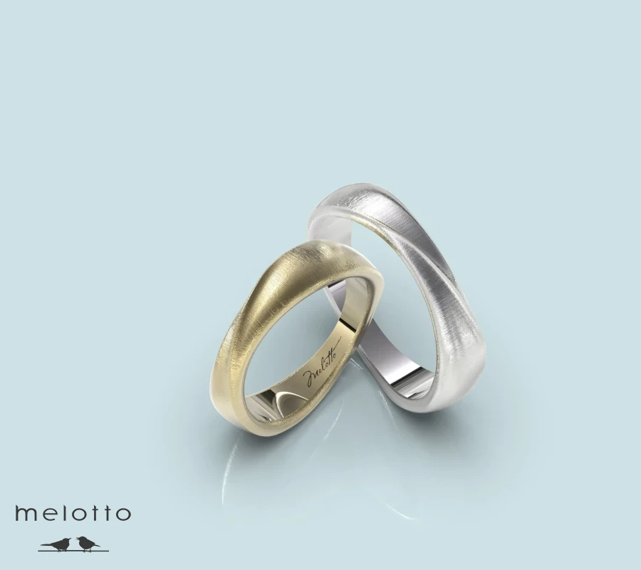 Массивные обручальные кольца «Мебиус»