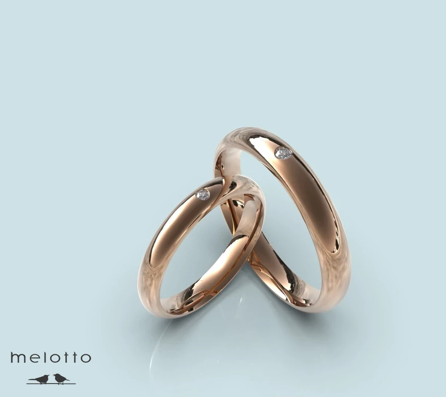 Тонкие обручальные кольца