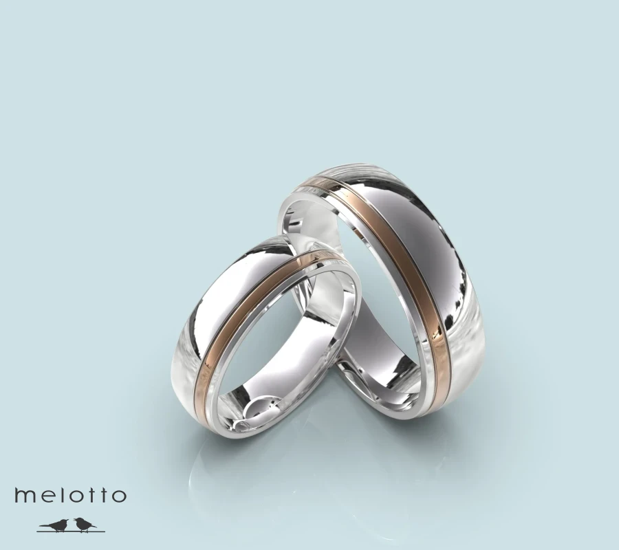 Обручальные кольца «Комбинированные»