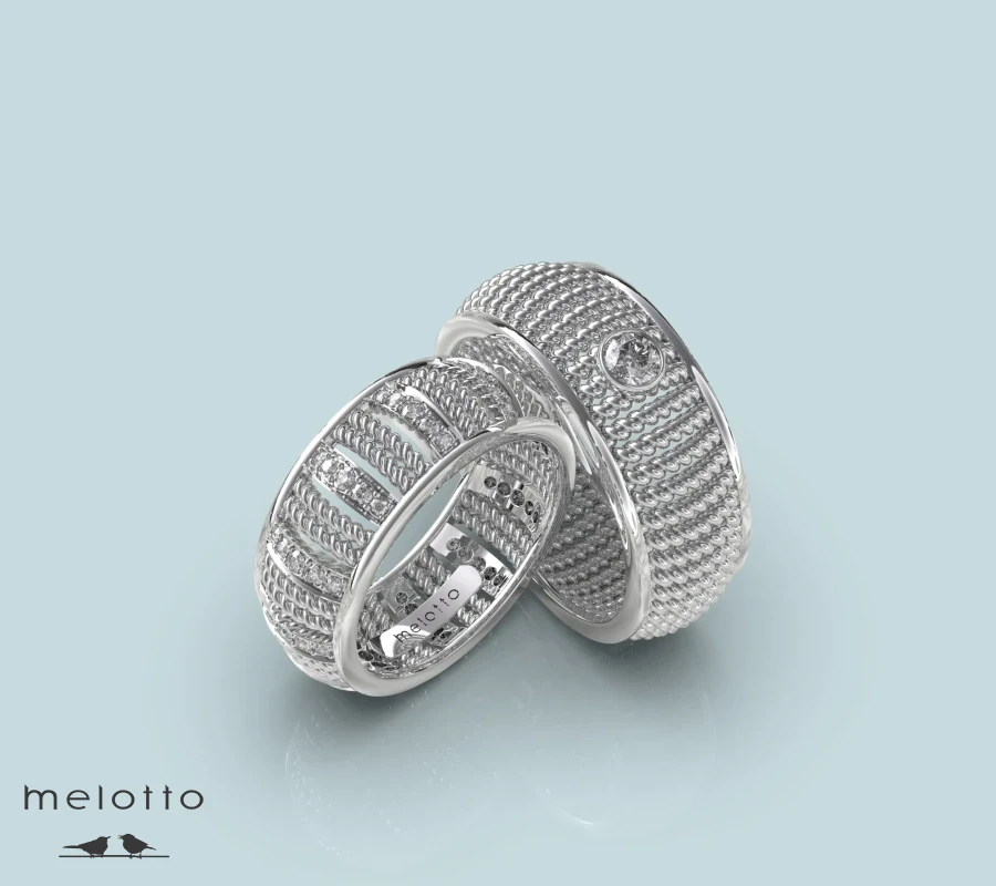 Обручальные кольца «Веревка»