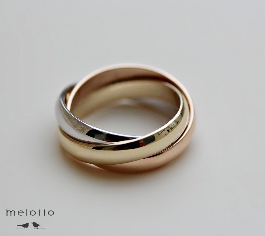 Оригинальное кольцо Trinity - Cartier