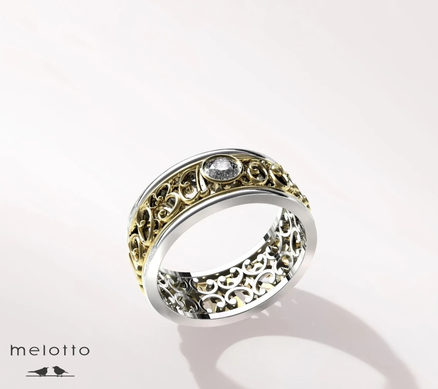 Кольцо «Спасибо за доченьку»