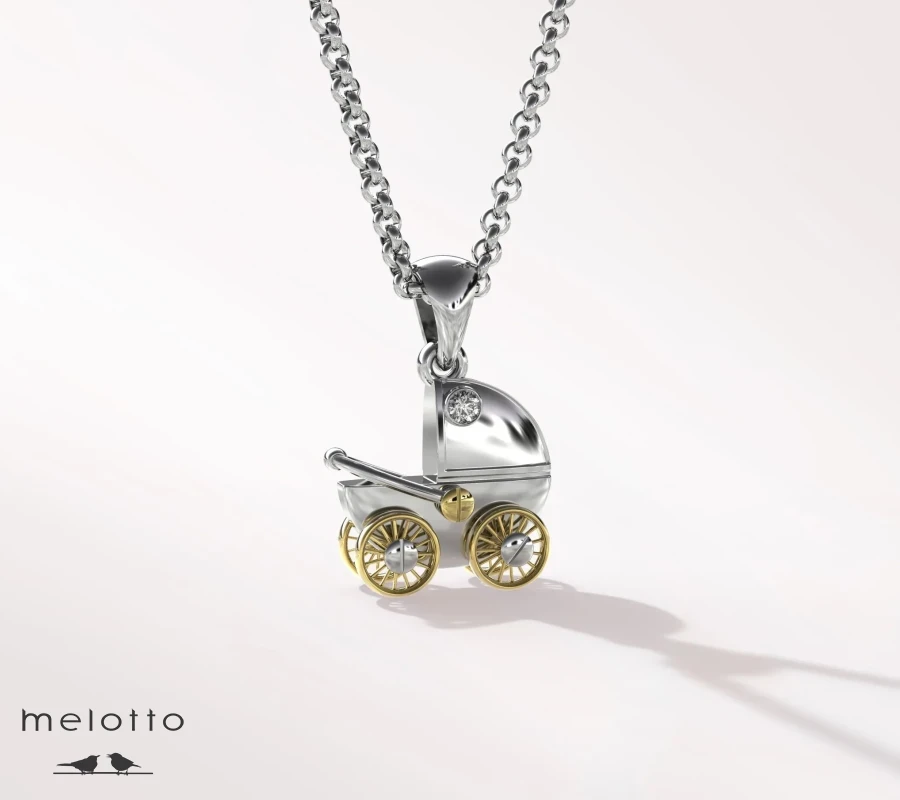 Кулон «Коляска»