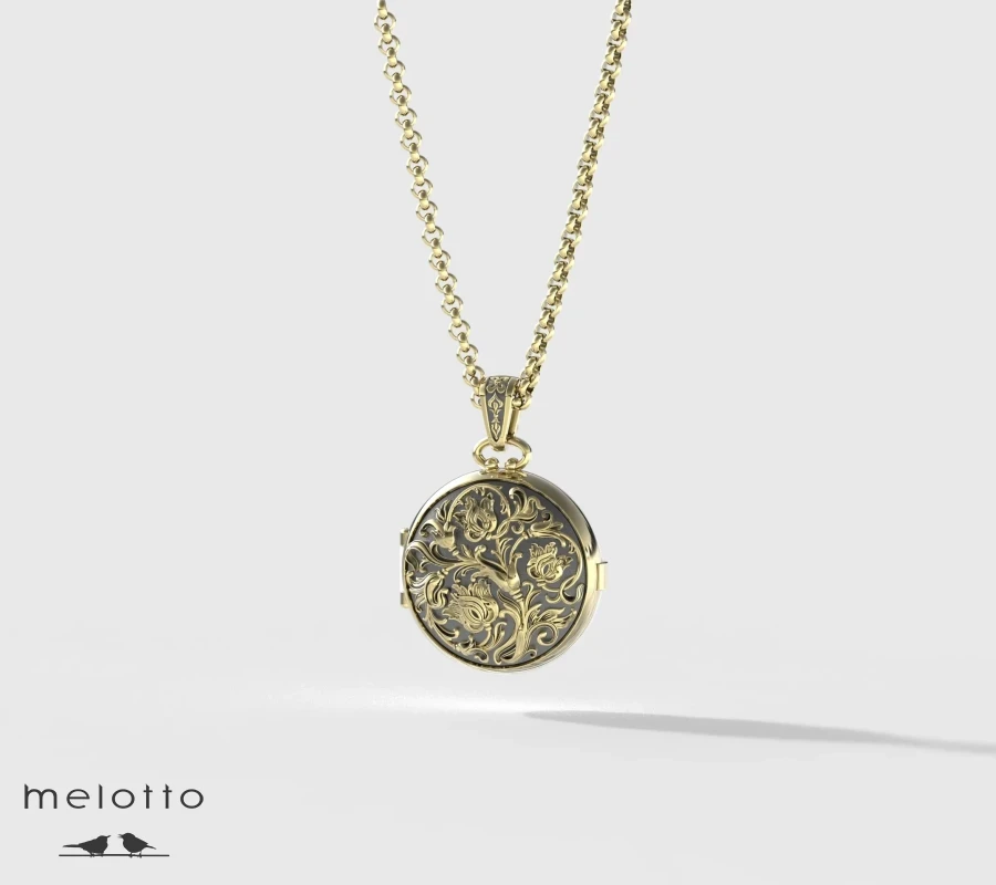 Открывающийся медальон «Винтаж»