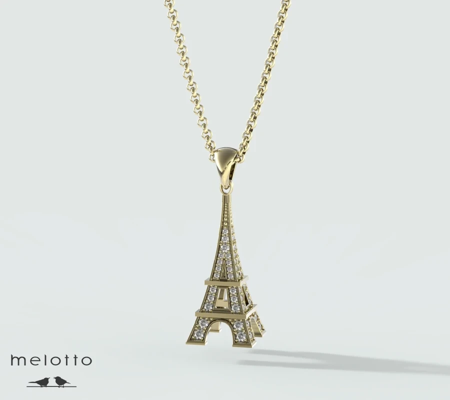 Кулон «Эйфелева башня»