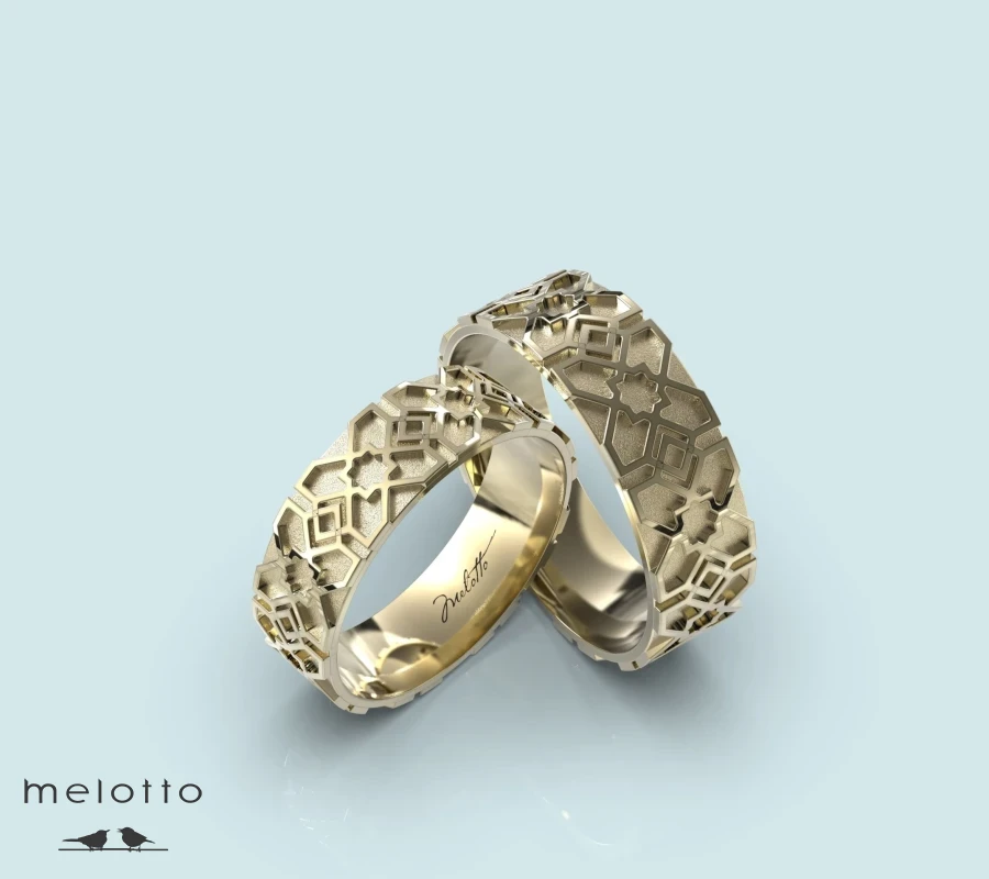 Дизайнерская обручальная пара