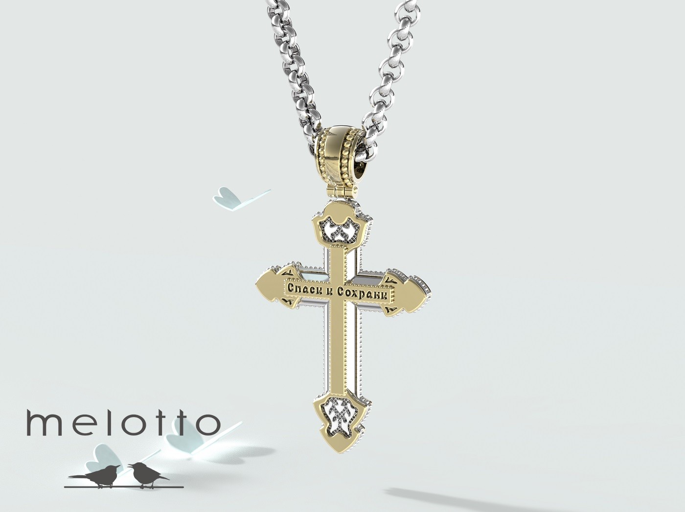 нательный крест от Melotto