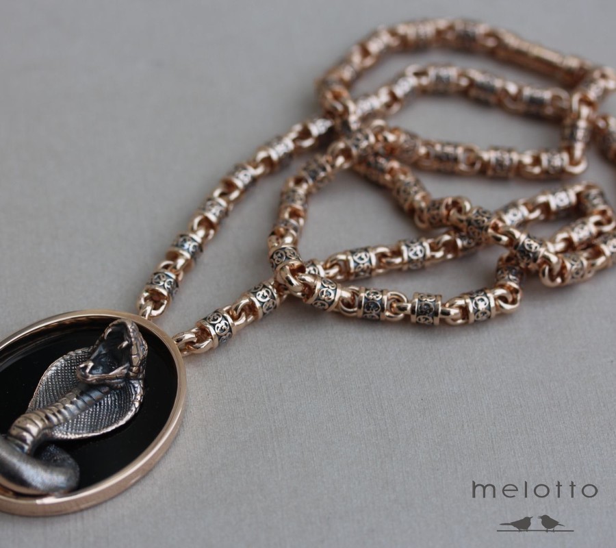 Золотой мужской массивный комплект