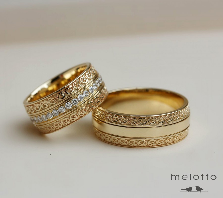 Винтажные обручальные кольца