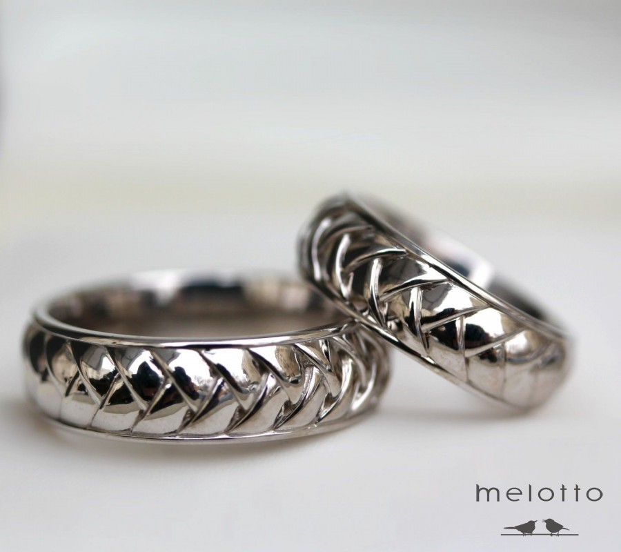 Обручальные кольца из серебра