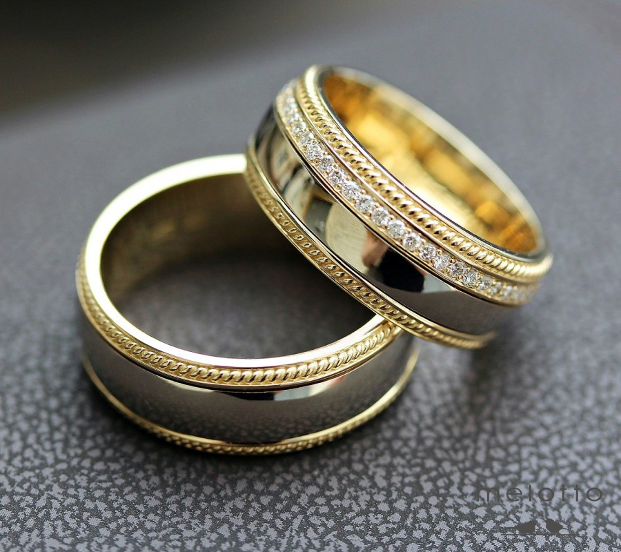 Популярные обручальные кольца с бриллиантами