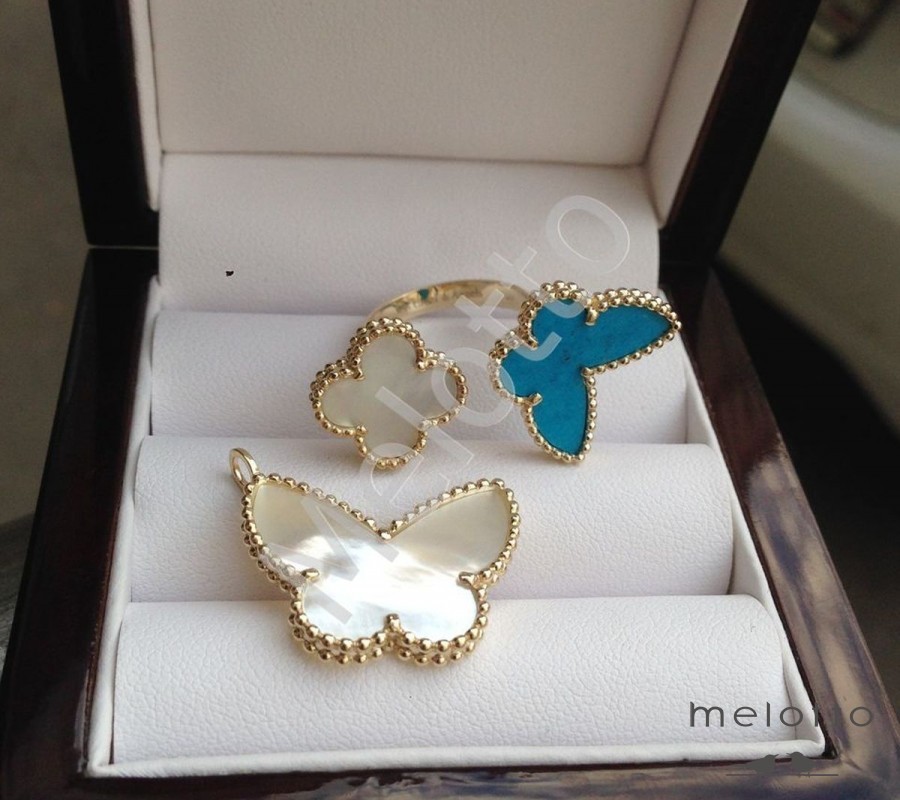 Золотой комплект Van Cleef & Arpels