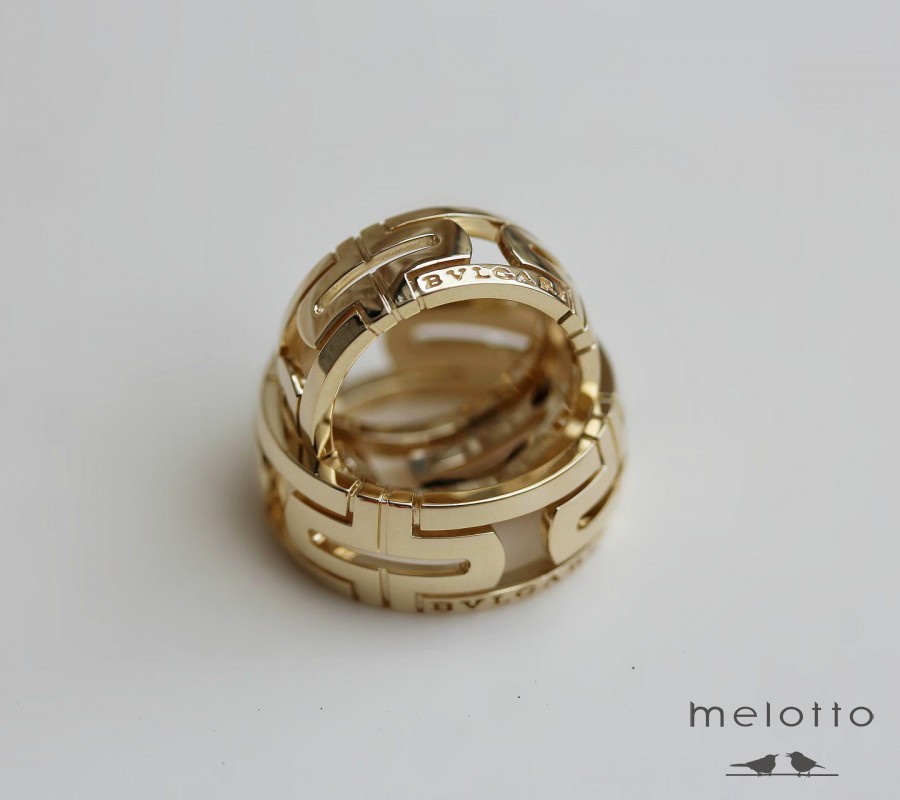 Широкие обручальные кольца Bvlgari