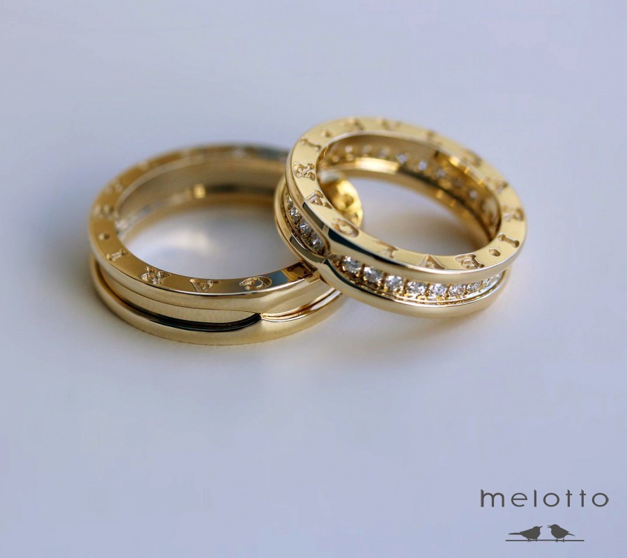 Обручальная пара колец Bvlgari 