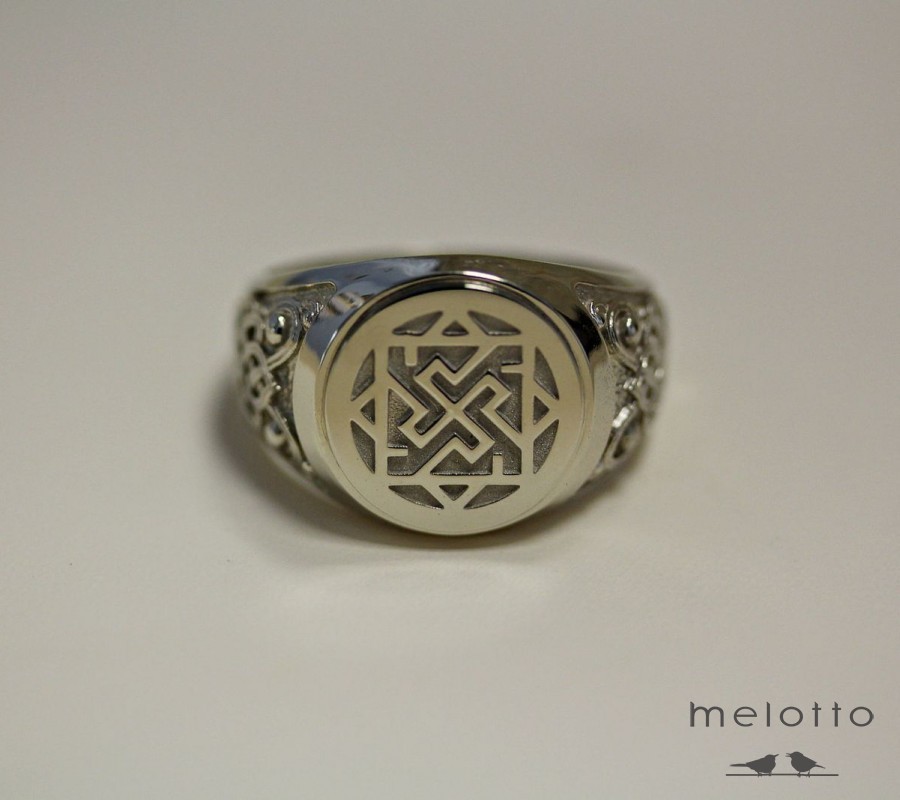 Кольцо мужское славянское