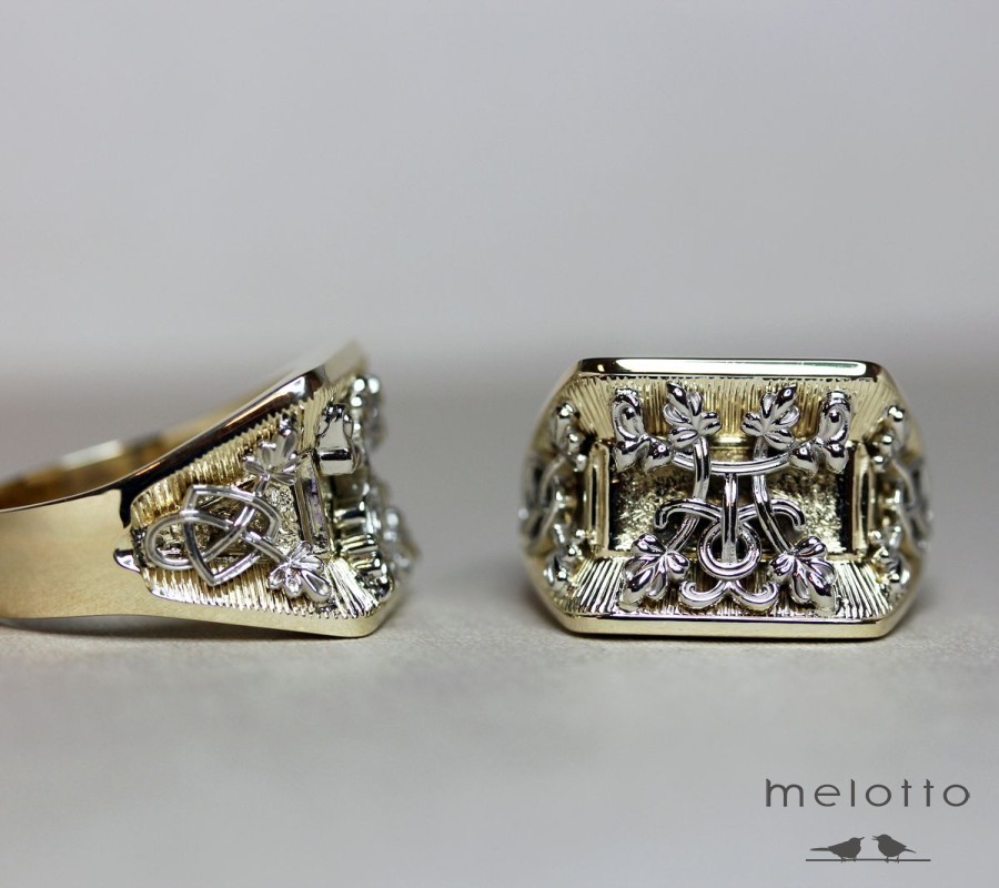 Кольцо отцу и сыну на заказ