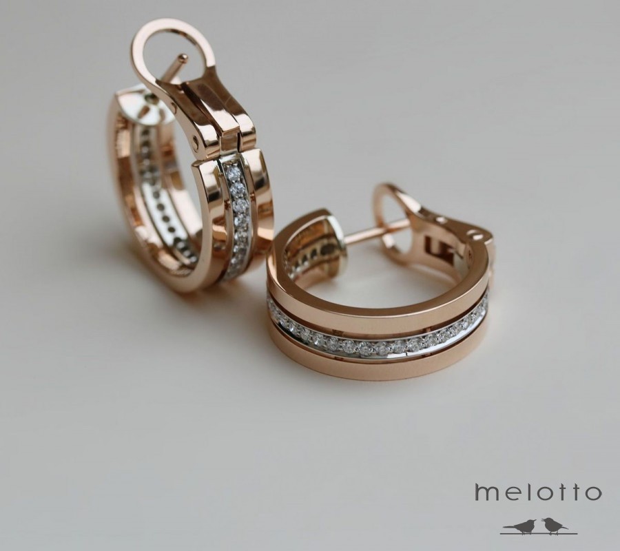 Серьги с бриллиантами